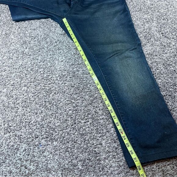 John Varvatos Wight Skinny Button Fly Denim Dark Wash Mens Size 38x28 - Picture 3 of 8